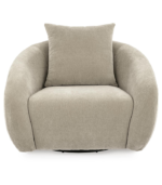 Nasaq Home - Yahya Velvet Swivel Club - Image 3