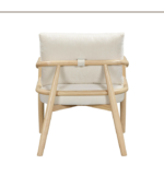 Nasaq Home - Dixie Scandi-Style Wood Chair - Image 3