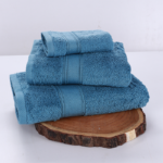 Terry Towel, Jeans blue, 100% Cotton, 600 GSM