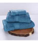 Terry Towel, Jeans blue, 100% Cotton, 600 GSM