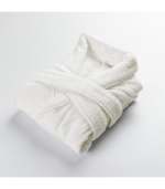 Bathrobe – Ivory -100% Cotton, Premium Quality (450 GSM) - Image 2