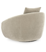Nasaq Home - Yahya Velvet Swivel Club - Image 4
