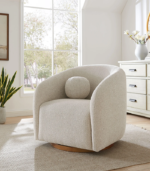 Nasaq Home - Holland Curved Chenille Swivel - Image 3