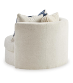 Nasaq Home - Padova Ivory Swivel Cuddle - Image 4