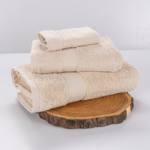 Terry Towel, Ivory, 100% Cotton, 600 GSM
