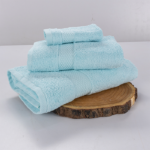 Terry Towel, Aqua blue, 100% Cotton, 600 GSM