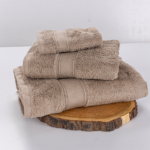 Terry Towel, Beige, 100% Cotton, 600 GSM