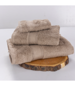 Terry Towel, Beige, 100% Cotton, 600 GSM