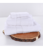 Terry Towel, White –100% Cotton, 600 GSM