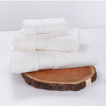 Terry Towel, Off-White, 100% Cotton, 600 GSM