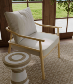 Nasaq Home - Dixie Scandi-Style Wood Chair - Image 5