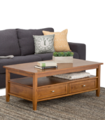 Nasaq Home - Simpli Home Warm Shaker Coffee Table - Image 5