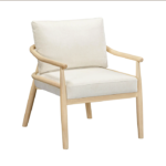 Nasaq Home - Dixie Scandi-Style Wood Chair