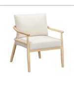 Nasaq Home - Dixie Scandi-Style Wood Chair