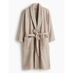 Bathrobe – Gray-100% Cotton, Premium Quality (450 GSM)