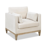 Nasaq Home - Knox Modern Farmhouse Armchair