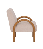 Nasaq Home - Linon Walnut Finish Chair - Image 6