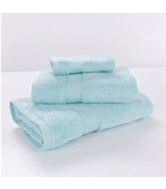 Terry Towel, Aqua blue, 100% Cotton, 600 GSM - Image 2