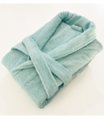 Bathrobe – Turqouise-100% Cotton, Premium Quality (450 GSM) - Image 2