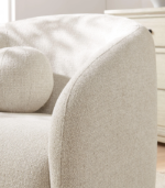 Nasaq Home - Holland Curved Chenille Swivel - Image 8