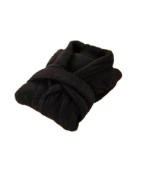 Bathrobe – Black-100% Cotton, Premium Quality (450 GSM) (Copy) (Copy) - Image 2