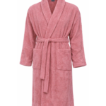 Bathrobe – Pink-100% Cotton, Premium Quality (450 GSM)