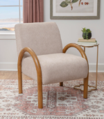 Nasaq Home - Linon Walnut Finish Chair - Image 8