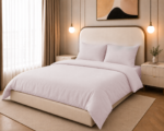 Duvet Cover Set, 250TC Pink Percale, 100% Cotton.