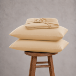 Fitted Bed Sheet Set, 250TC Buttercream Percale, 100% Cotton. - Image 5