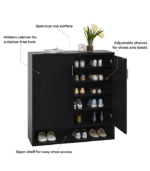 Nasaq Home - SC-109 Shoe Cabinet - Image 3